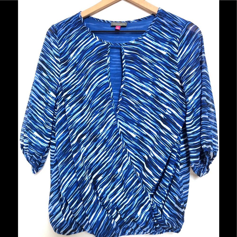 Vince Camuto Surplice Blouse, NWOT